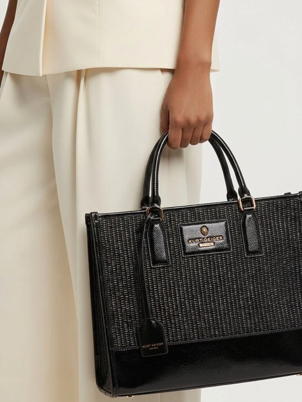 Kurt Geiger Black  Tote Bag